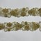 1 Yard Beaded Corded Embroidered Lace Trim 2" Wide 100% Polyester Net Mesh for Bridal & Evening Wear
